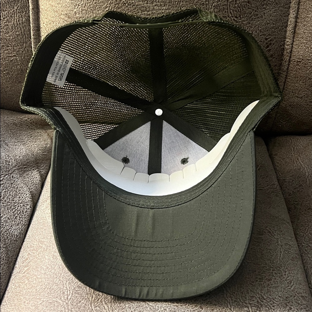 NWOT 🐠 BASS PRO SHOPS DARK GREEN ADJUSTABLE MESH TRUCKER HAT BASEBALL CAP Unisex - Picture 8 of 9